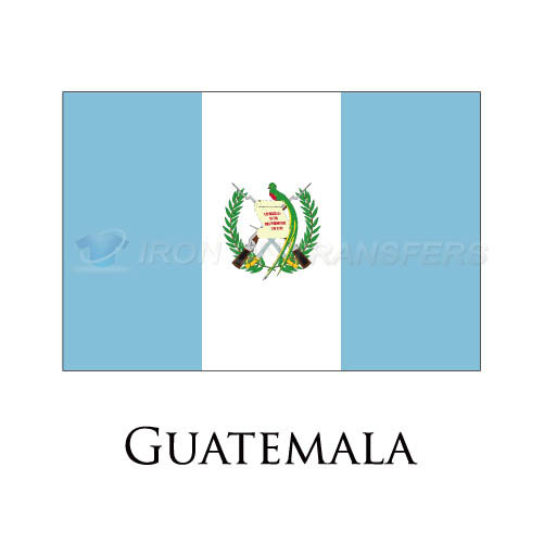 Guatemala flag Iron-on Stickers (Heat Transfers)NO.1885